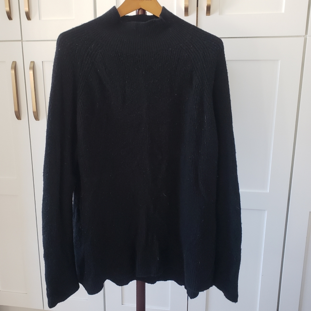 Eileen Fisher Women's Black Turtleneck Sweater